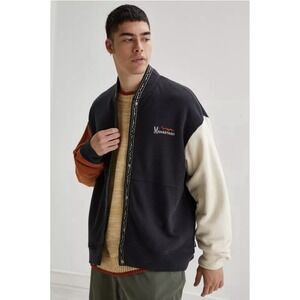 MANASTASH Cascade Jacket Panel Hemp French Terry Color Block Men's XL